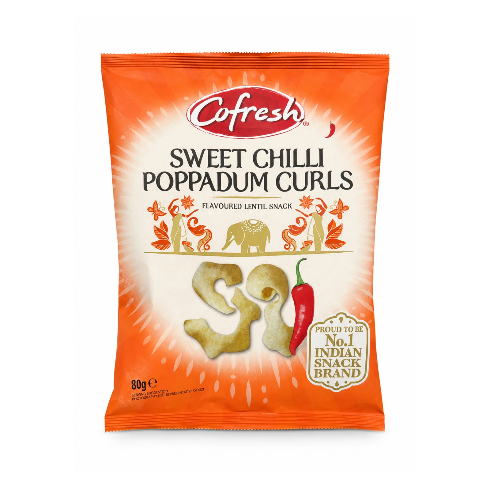 Cofresh Sweet Chilli Poppadum Curls