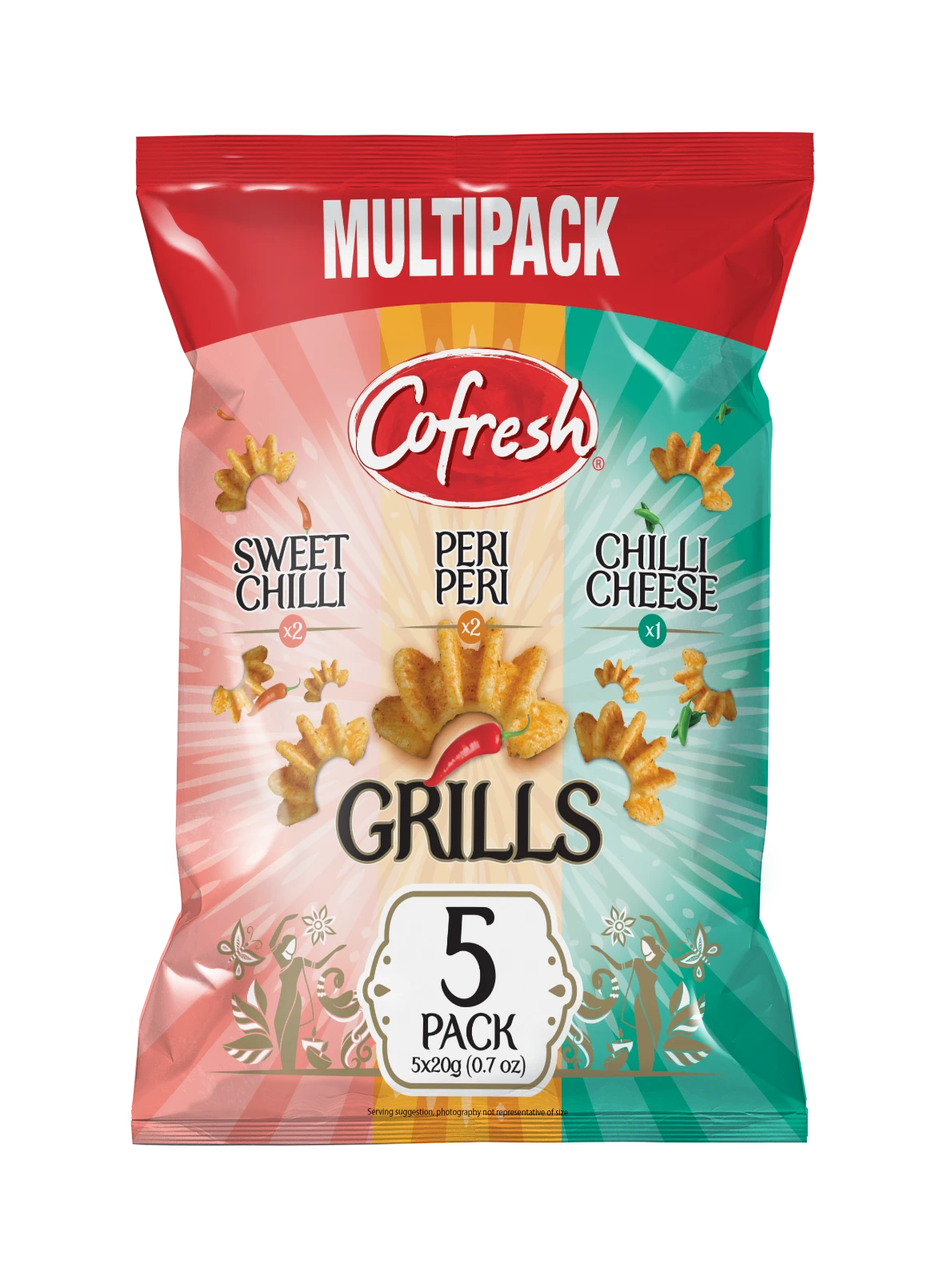 Cofresh Grills Multipack - Sweet Chilli, Peri Peri & Chilli Cheese