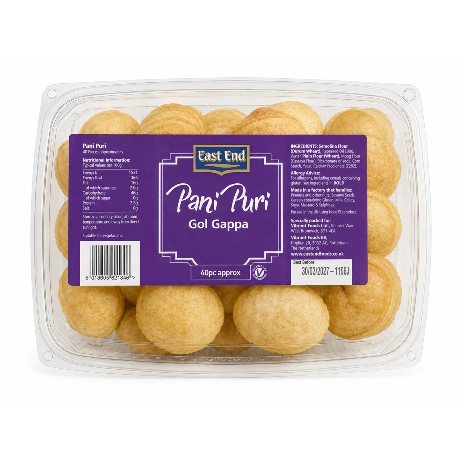 East End Pani Puri (Gol Gappa)