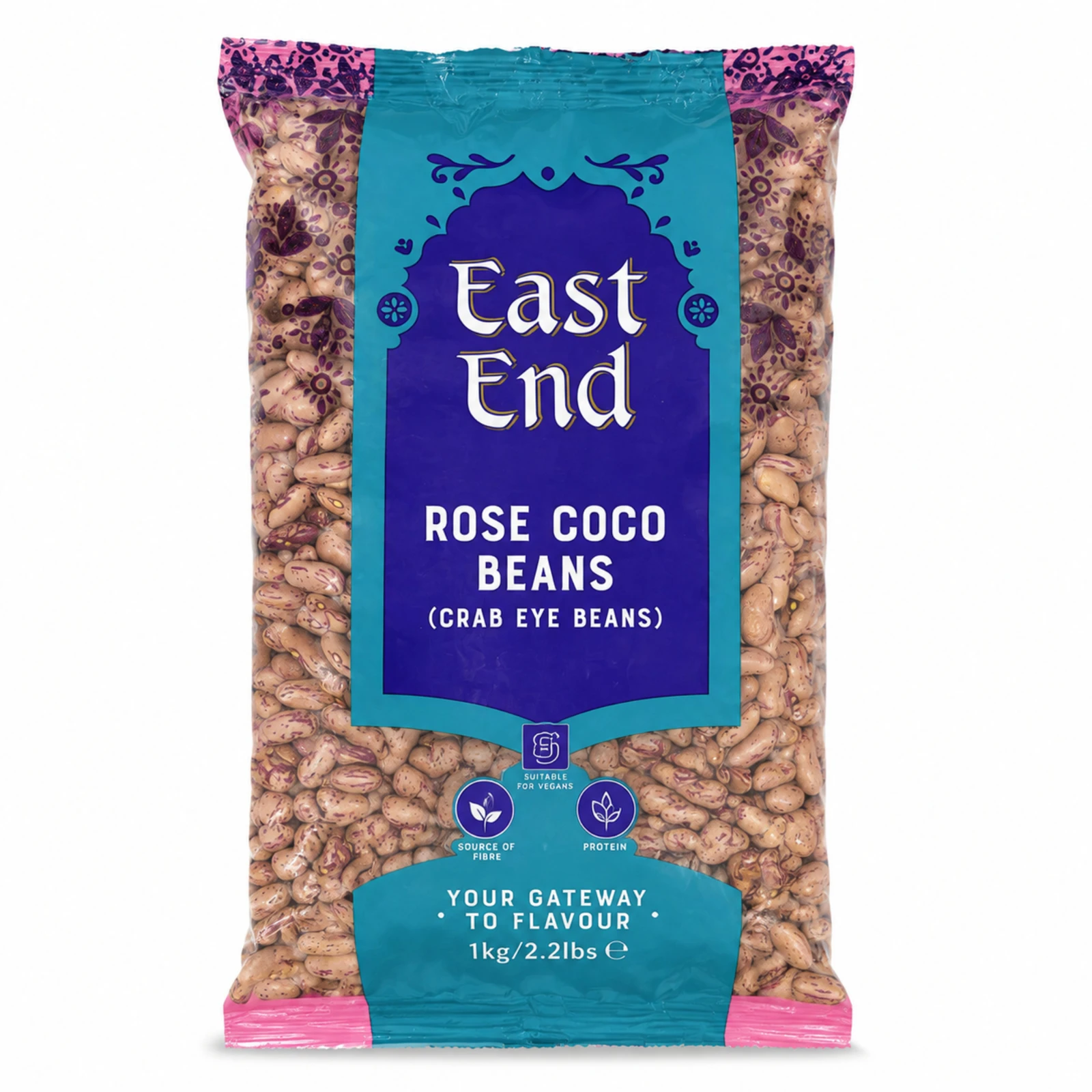 East End Rose Coco Beans (Crab Eye Beans)