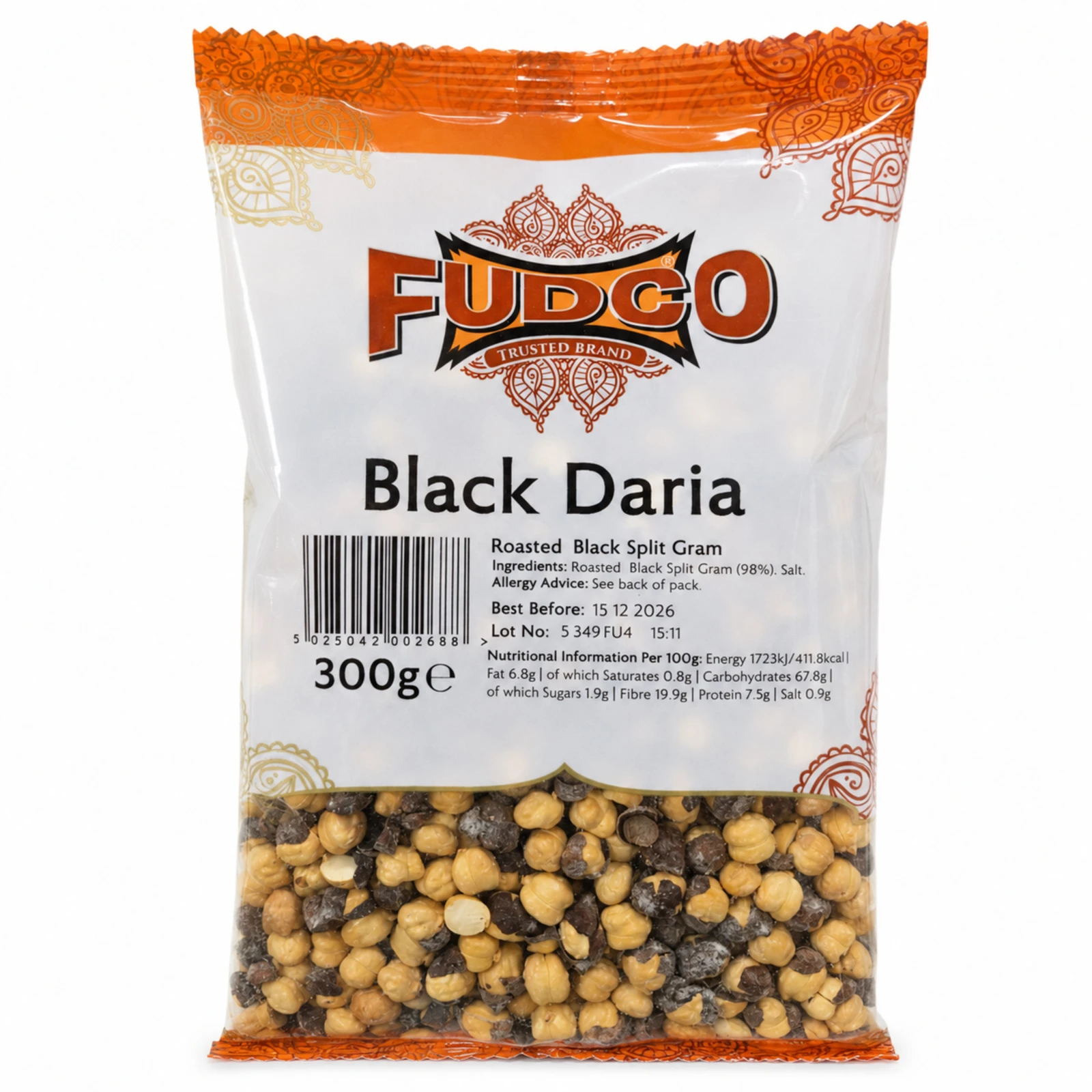 Fudco Black Daria (Roasted Black Split Gram)