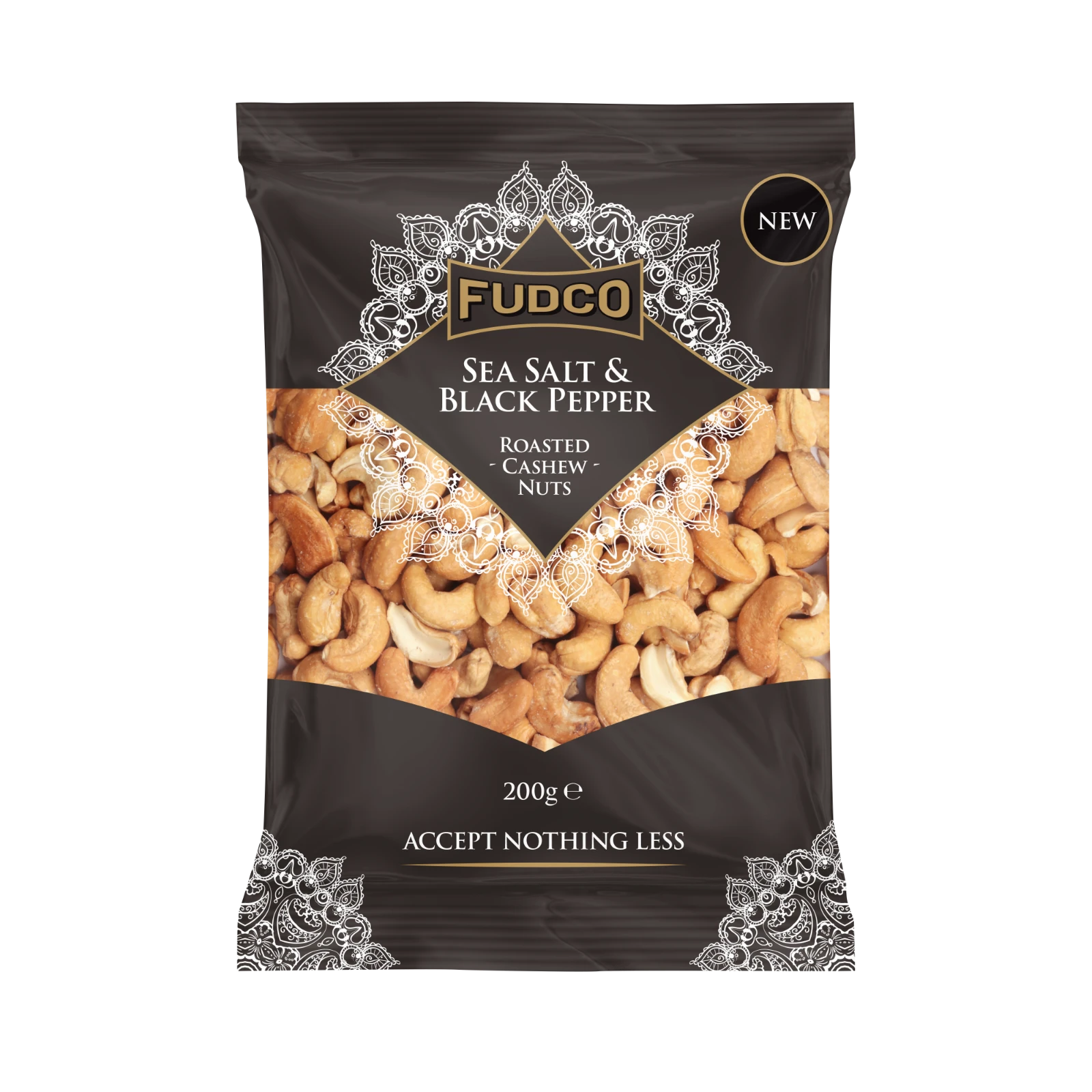 Fudco Sea Salt & Black Pepper Roasted Cashews