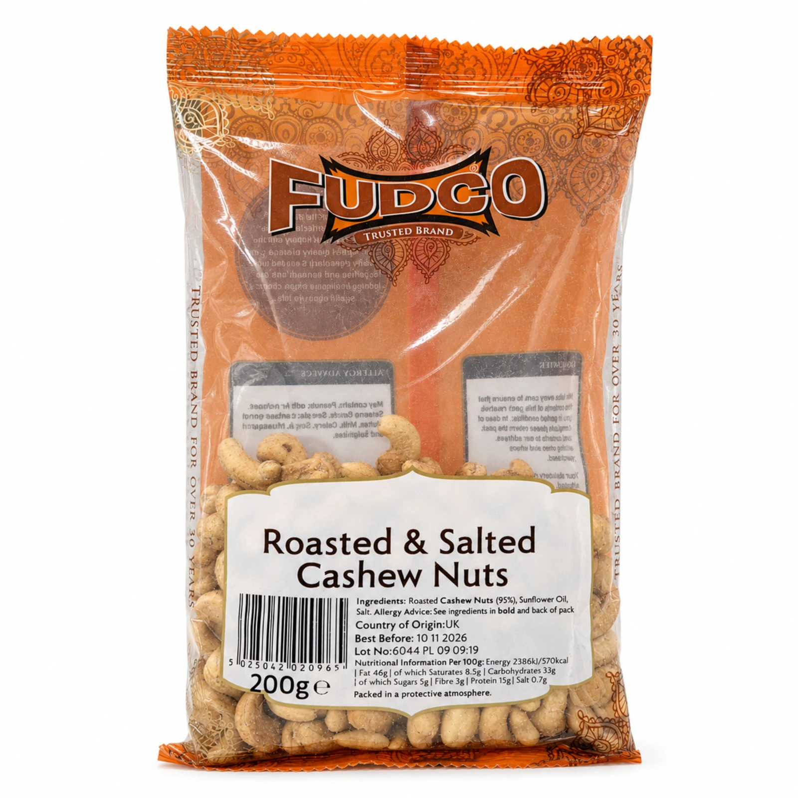 Roasted & Salted Cashew Nuts